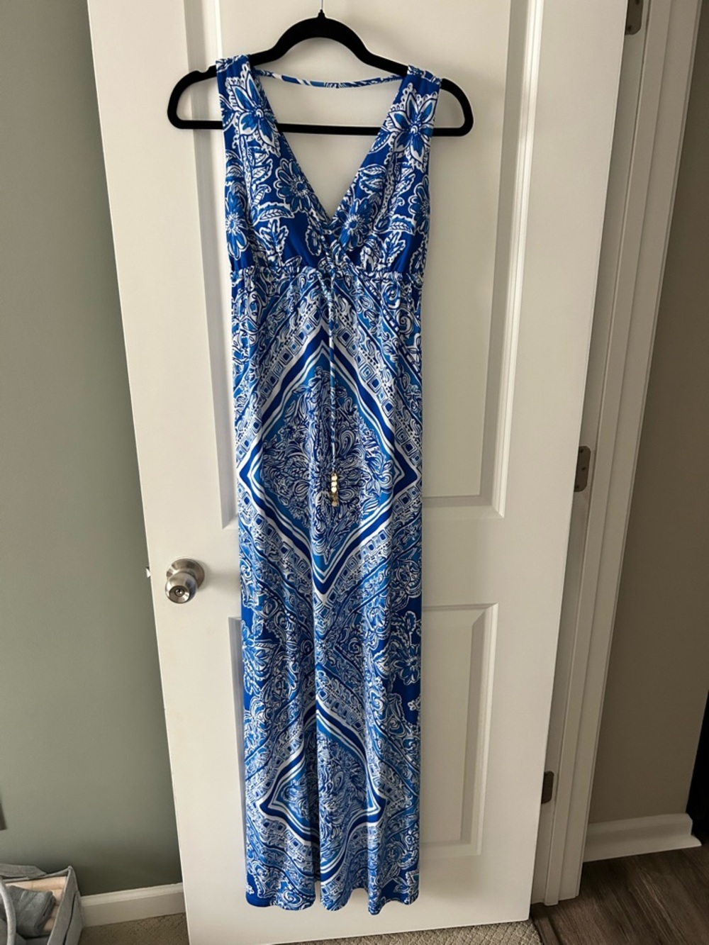 NWT Lilly Pulitzer Miraflora Maxi Dress- Open Water Engineered